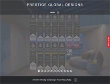 Tablet Screenshot of prestige-global.com